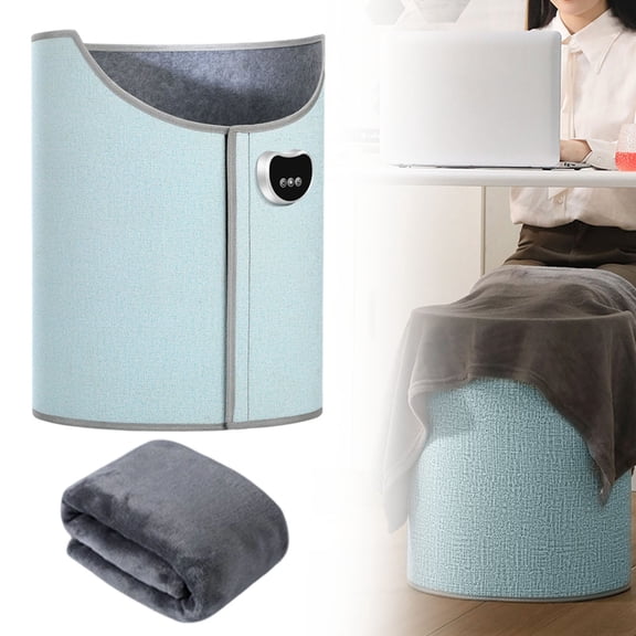New Desk Leg Warmer Portable And Foldable Foot Warmer With A Soft Blanket Temperature Adjustment And 5 Second Rapid Heating