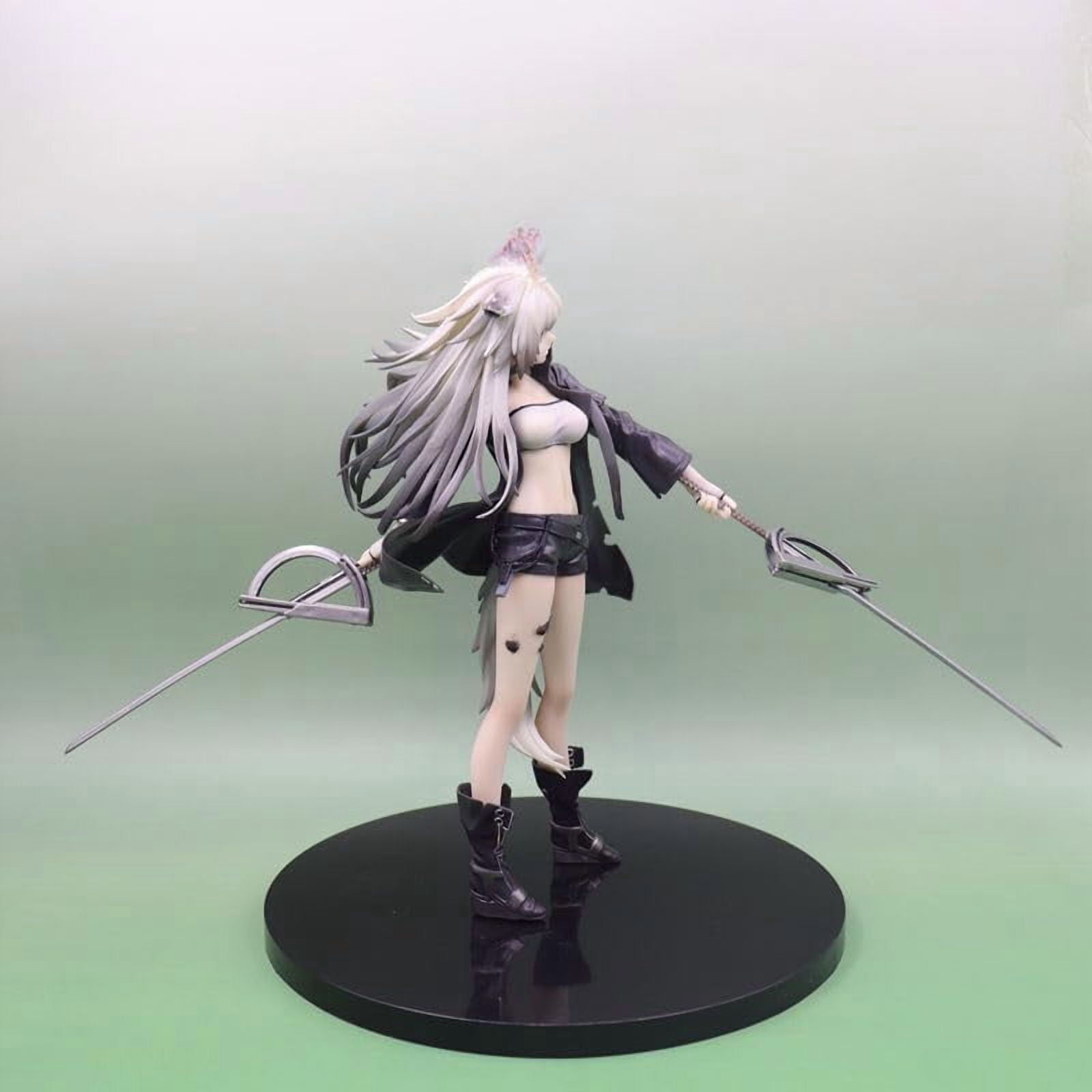 Lappland Figure Holding Swords Lappland Action Figures 24cm/9.4inch Handmade Anime Character Statue Model Decoration Gifts