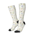thumbnail image 2 of Haiem Flower Rabbit Socks, Funny Novelty Crazy Design Cotton Socks Sports Socks Knee High Socks For Men, Women,1Pairs - Gift For Working Friends, 2 of 8