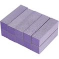 thumbnail image 2 of 10 piezas Limas pulidoras para pulir manicura Bloques para limar uñas Morado Bueno, 2 of 2