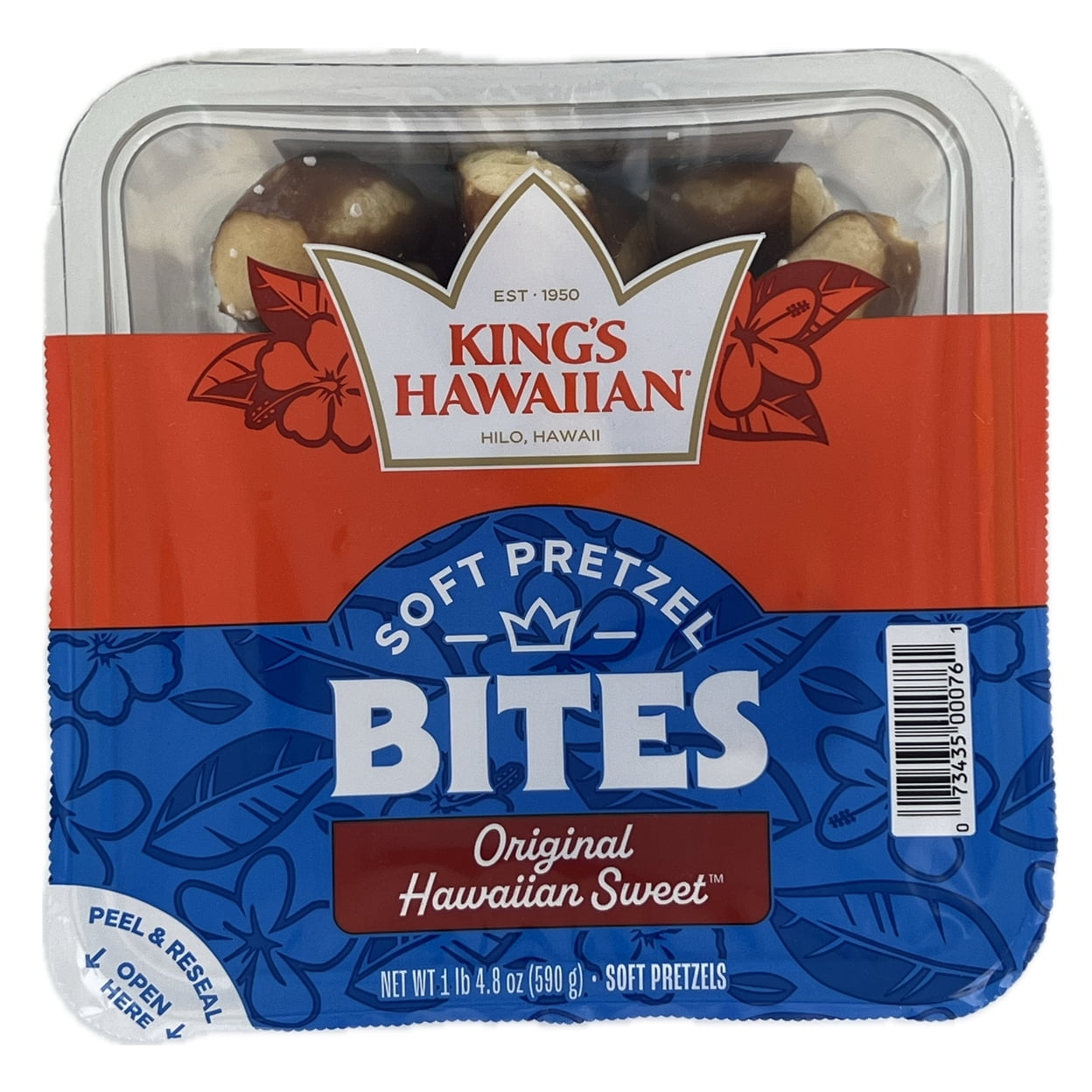 King's Hawaiian Soft Pretzel Bites, 20.8 Ounce