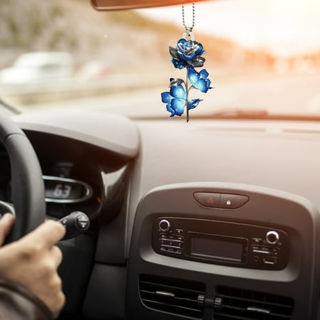 

Pgeraug Pendants Blue Dragon Rose Ornament Personalized Acrylic Hanging Ornament Hangs B