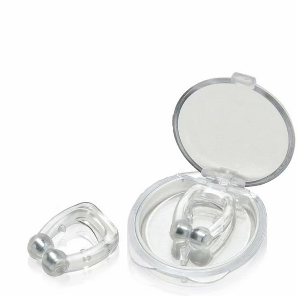 2 Pcs Anti Snoring Nose Clip - World First Snore Stopper Finally Helps Against Snoring - Magnetic Nose Ring As Anti Snoring Agent - Nose Clip As A Nasal Plaster Alternative