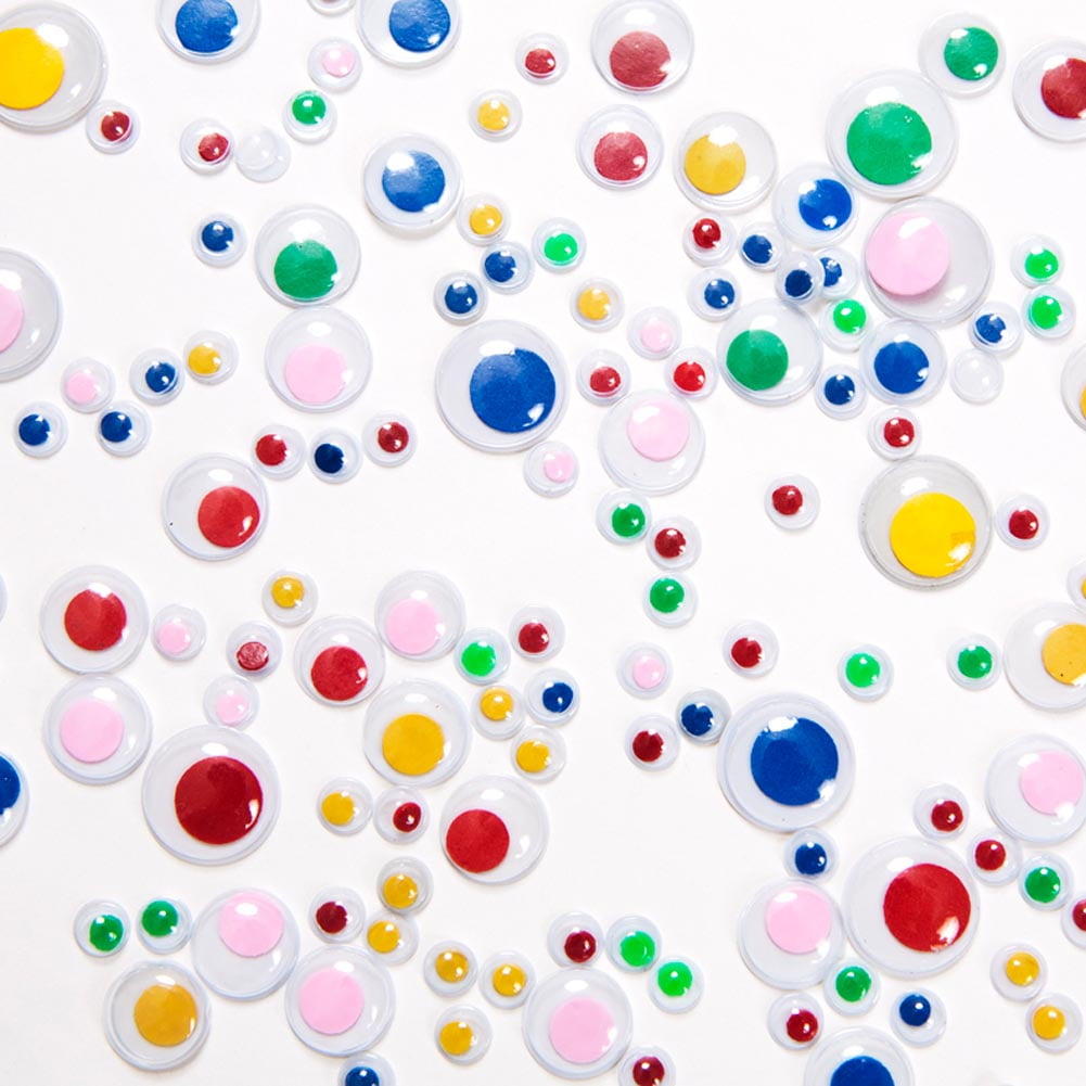 Wiggly Eyes, Assorted Colors And Shapes