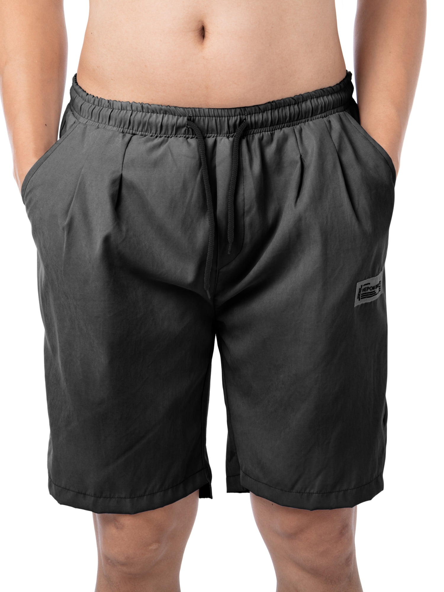 Mens Drawstring Active Shorts Athletic Running Shorts Workout Active