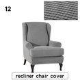 thumbnail image 3 of CAROOTU Jacquard Sofa Covers Wing Chair Elastic Fabric Stretch Couch Slipcover Polyester, 3 of 6
