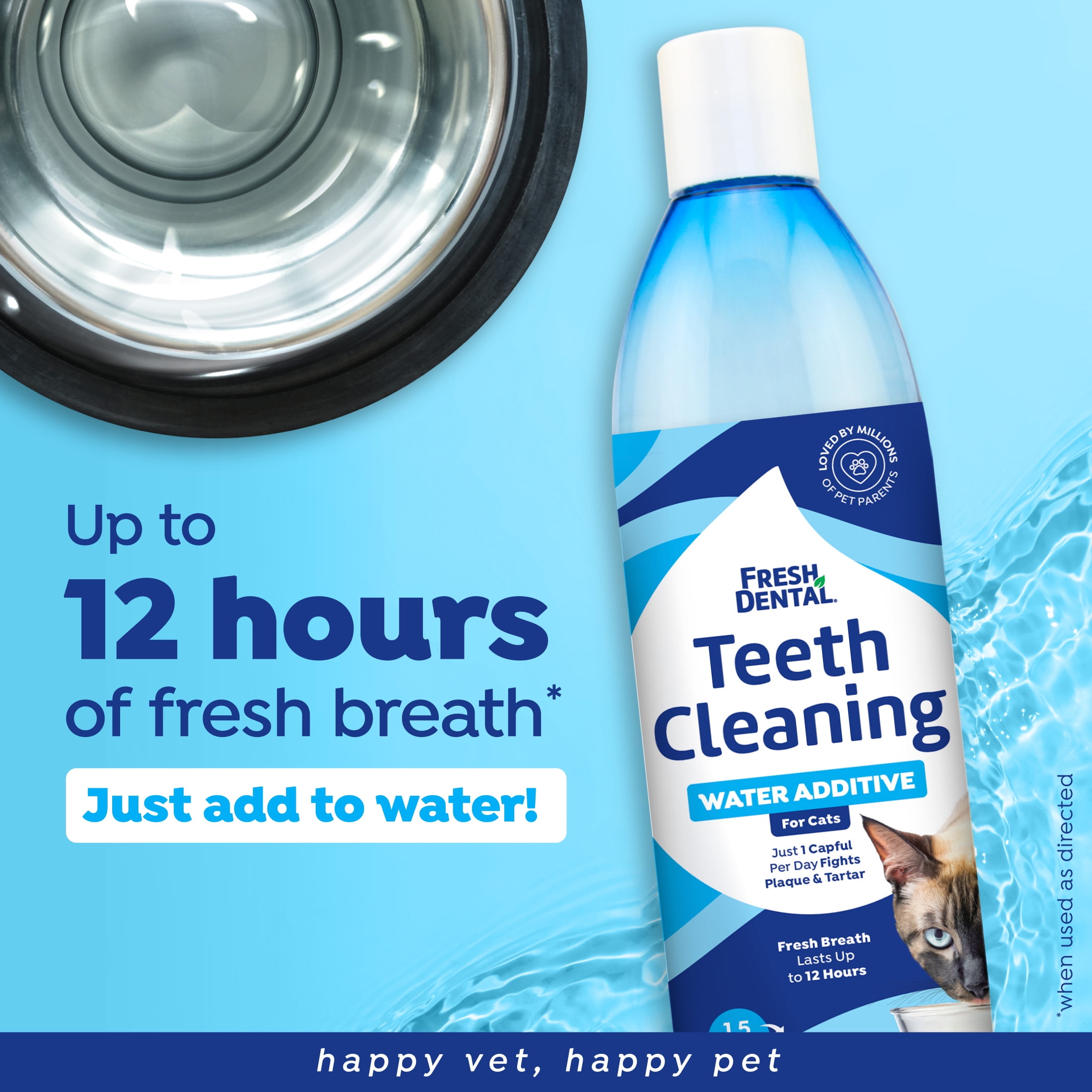 Fresh breath water additive for cats hotsell