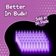 thumbnail image 2 of Windy City Novelties - 50 Pack - 4" Premium Glow Sticks (Purple), 2 of 6