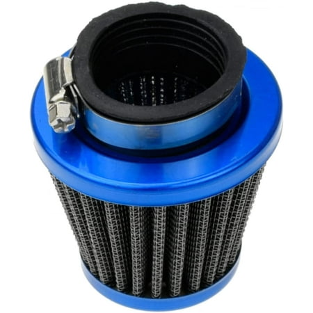 Intake Air Filter, Universal 38mm Motorcycle Clamp-On Air Intake Filter ...