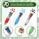 thumbnail image 4 of Zhirlyn Bolígrafos multicolor de fútbol 4 en 1, 48 unidades, 4 of 7