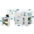 thumbnail image 2 of Low Study Loft Bed with Desk by Naomi Home-Color:Gray,Size:Twin, 2 of 3