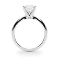 thumbnail image 2 of Brig Jewel 1.5 Ct Princess Cut Engagement Ring for Women - Moissanite in 14K White Gold Plated - Ideal Gift for Anniversaries, Birthdays, and Proposals - Timeless Prong Setting for Her, 2 of 2