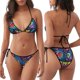 thumbnail image 3 of Balery Neon Graffiti Urban Art Pijama Estampado Bikini de Dos Piezas para Mujer - Conjunto de Bikini Ajustable Sexy y Cómodo para Playa, 3 of 6