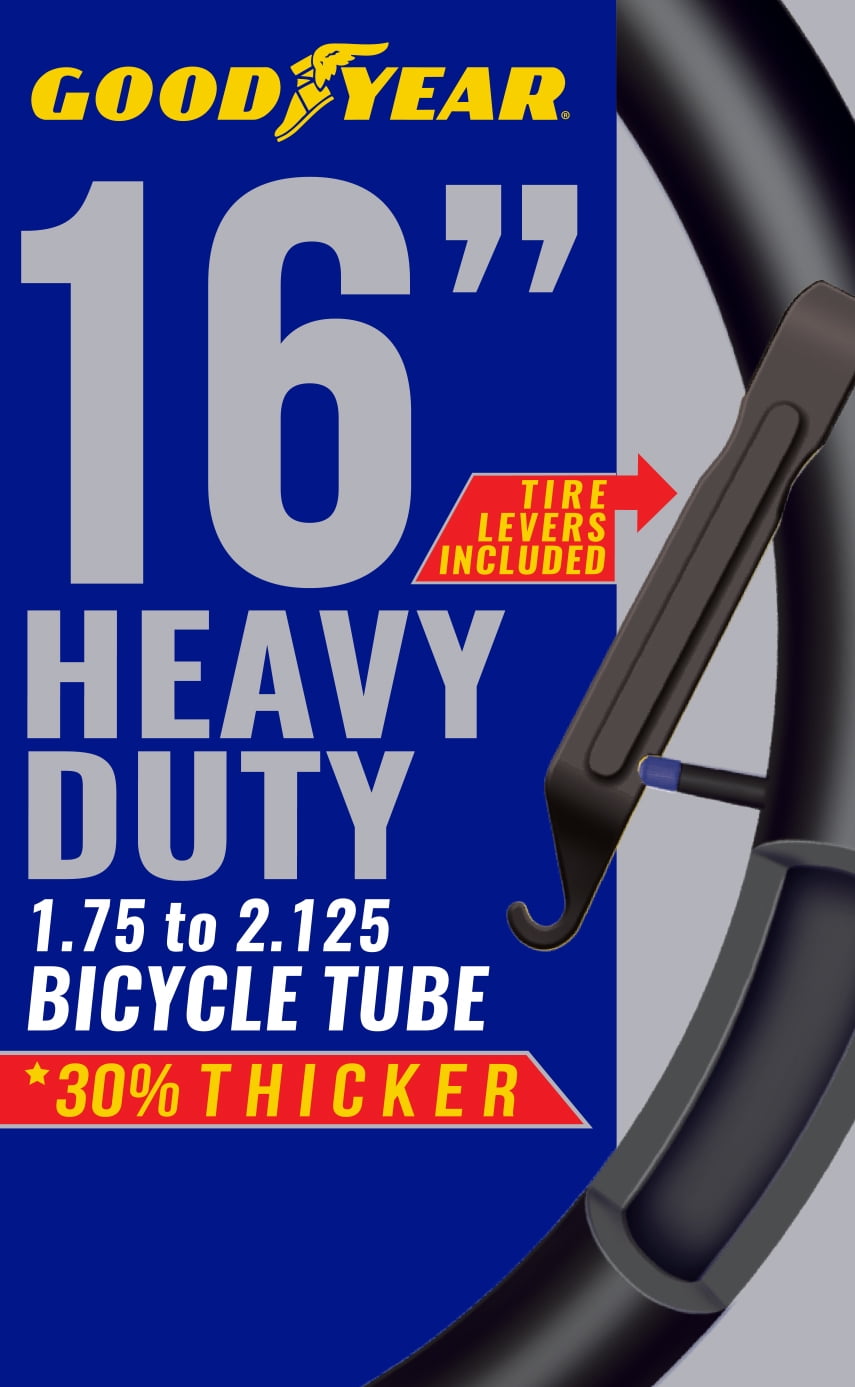 Goodyear 16" x 1.75-2.125 Heavy Duty Bike Tube