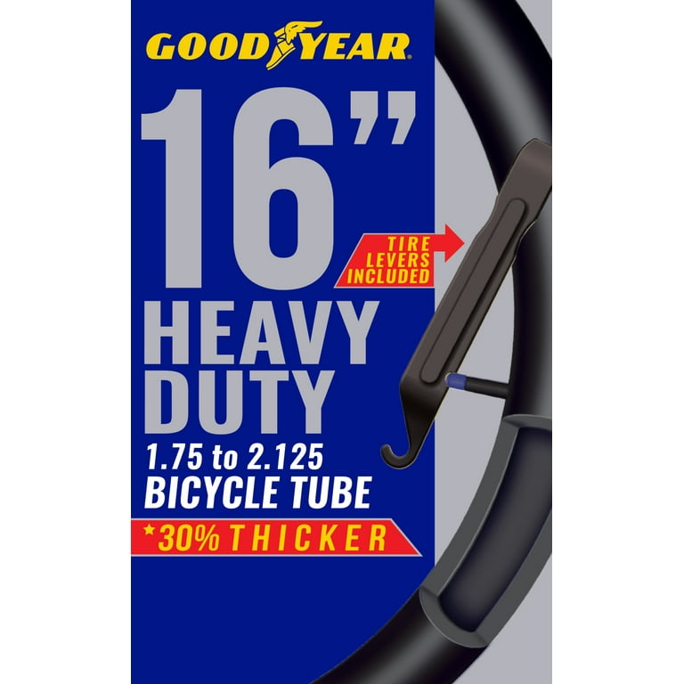 4 pack Goodyear 16 x 1.75 2.125 Heavy Duty Bike Tube Walmart