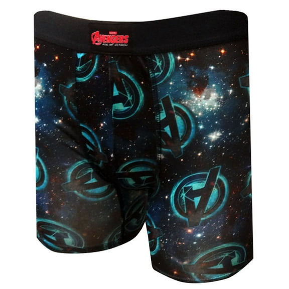 BioWorld Merchandising Mens Marvel Comics Avengers Age of Ultron Logo Performance Wear Boxer Brief