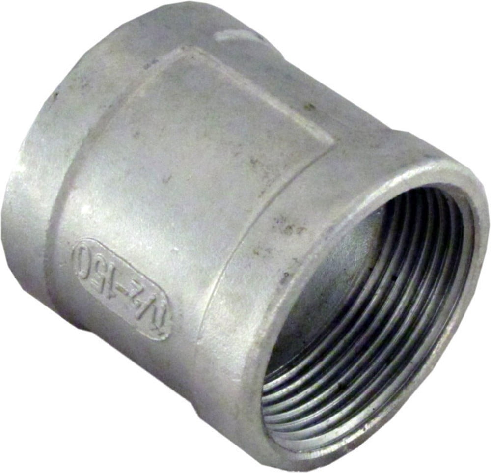 Coupling 1.5" Female NPT Stainless Steel Pipe Fitting