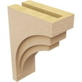 thumbnail image 5 of 4"W x 8"D x 12"H Classic Rockford Rough Cedar Woodgrain TimberThane Corbel, Primed Tan, 5 of 6