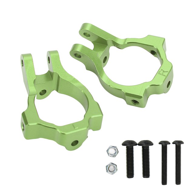 Juego de soporte de husillo de bujes C de aluminio, 2 uds., para vehículos todoterreno LOSI Lasernut U4 Tenacity 1/10