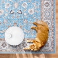 thumbnail image 4 of Softlife Elegant Boho Low Pile Rug Ultra Non-Slip Machine Washable Easy to Clean,6'x9',Blue, 4 of 8