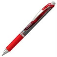thumbnail image 2 of Pentel EnerGel RTX Retractable Liquid Gel Pen, Bold Line, Metal Tip, Red Ink 2-Pack (BL80BP2B), 2 of 7