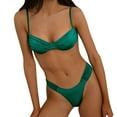 thumbnail image 1 of Women's Bikini Sexy Triangles Swimsuit Set, 1 of 6