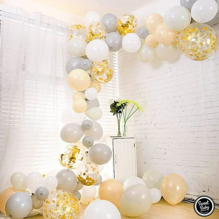 224 Balloon Dots Sticky Glue Birthday Wedding Baby Shower Party Arch  Garland Kit