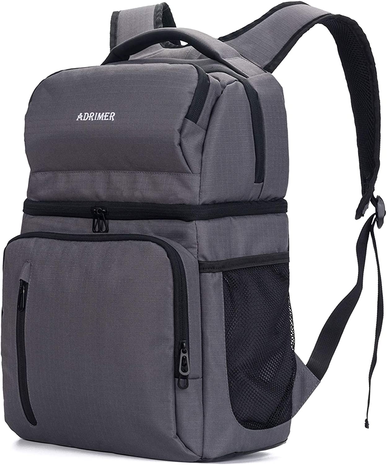 Uniidea Cooler Backpack Large Backpack Cooler Fishing Backpack with Cooler Double Deck Backpack