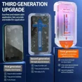 thumbnail image 4 of New 8K Oleophobic Coating Dust free Installation Screen Protector For iPhone 13 11 12 14 Pro Max 15 Plus XR X XS MAX Matte Glass For iPhone XS 2Pcs Matte Glass, 4 of 5