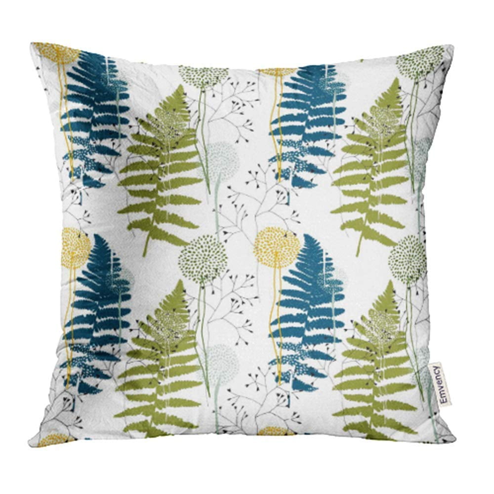 ARHOME Botanical with Floral Fern Leaves Dandelions Dahlias and Grasses