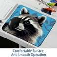 thumbnail image 6 of Raccoon Printed Square Mouse Pad, 8.3x9.8 Inch Non-Slip Rubber Bottom Gaming Mouse Pad for Office Use, 6 of 6