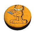 thumbnail image 3 of Cute Cartoon Garfield Spare Tire Cover Wheel Protectors For Trailer Rv Suv Truck Camper Travel Fits For Tire Diameter 17 Inch, 3 of 6