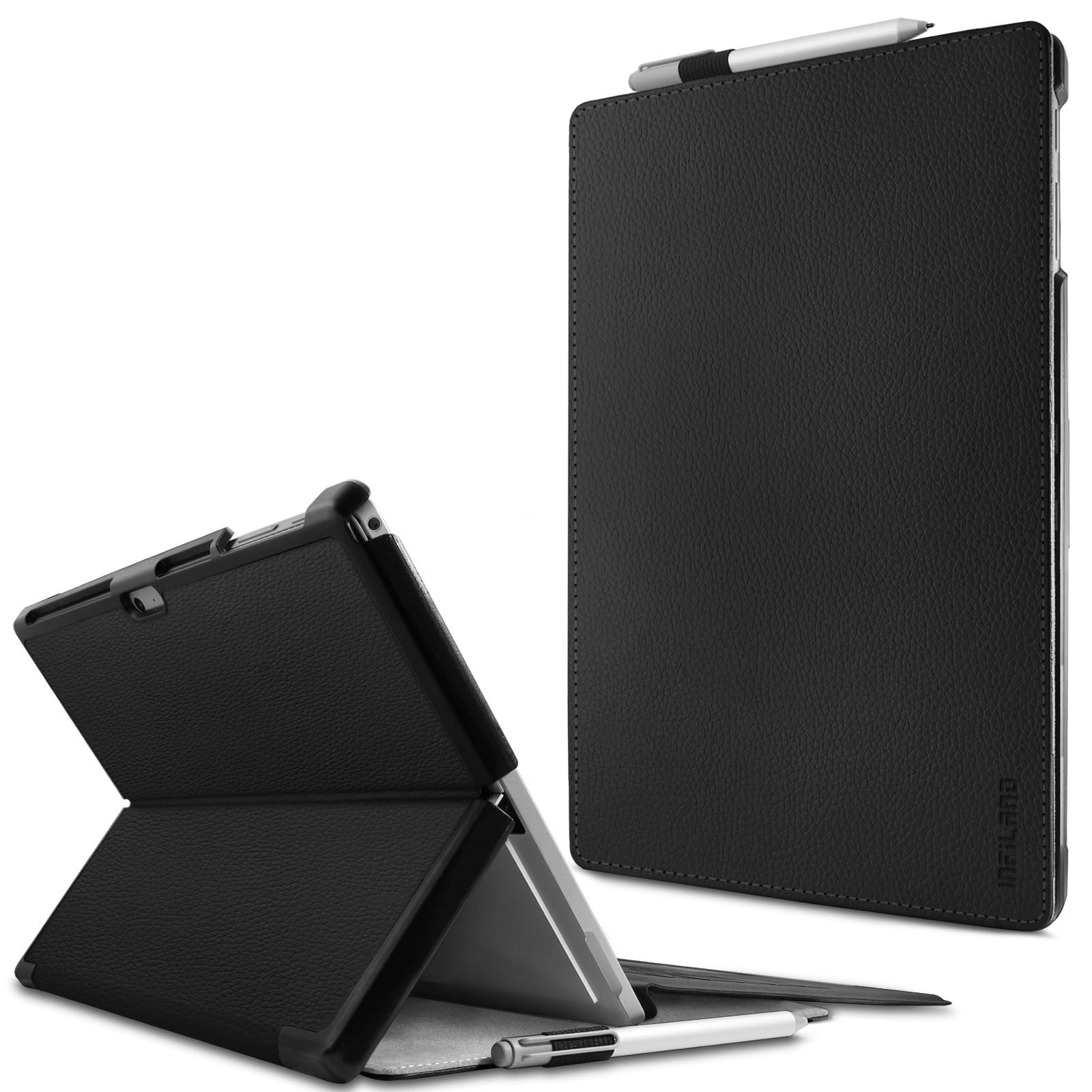Infiland Microsoft Surface Pro 4 Case, Slim Shell Stand Cover for Surface Pro 4 12.3 Inch Tablet