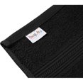 thumbnail image 6 of Beauty Threadz Cotton Hand Towels, Black(6 Pieces), 6 of 7