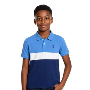 U.S. Polo Assn. Boys Colorblock Polo Shirt