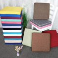 thumbnail image 3 of Chair Cushion Seat Cushion Modern Simple Square Sponge Cushion Solid Color Thick Cotton Linen NonSlip Chair Cushion Memory Foam for Kitchen Restaurant Office Chair, 3 of 8