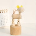 thumbnail image 4 of Yvsxxv Movable Wooden Horse Puppet Figurine, Handcrafted Desktop Home Decor, 4 of 7