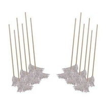 Boardwalk Cotton Deck Mop, #16 White Cotton Head, 50" Wood Handle, 12/Carton