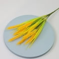 thumbnail image 6 of D-GROEE 7 Forks Artificial Wheat Stalks Golden Wheat Stems Fall Harvest Wheat Bouquet Bunch for DIY Flower Arrangements Thanksgiving Home Wedding Table Decor, 6 of 9