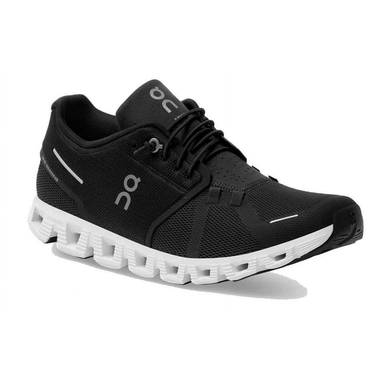 On Running Cloud 5 Men s Speed Lace Up Mesh Running Shoes in Black White Size 10.5 Walmart