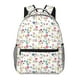 thumbnail image 1 of Easygdp Summer Floral Mochila Ergonómica Versátil para Laptop - Múltiples Bolsillos, Correas Ajustables, Unisex para Escuela, Viajes y Actividades al Aire Libre-One Size, 1 of 5