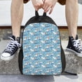 thumbnail image 3 of Ratiio Pelican Reed And Fish Print Backpack with Padded 15-inch Laptop Sleeve- Spacious and Durable Daypack for Work and Travel, 3 of 6