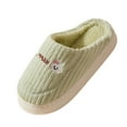 thumbnail image 5 of CHUMUD Women's Cotton Slippers - Cozy Fleece Lined with Non-Slip Sole, Warm Indoor House Shoes, 5 of 9