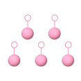thumbnail image 4 of Anillo de tracción Globo de agua Bomba de agua de silicona Juegos de juguetes para jugar en la piscina (rosa), 4 of 4