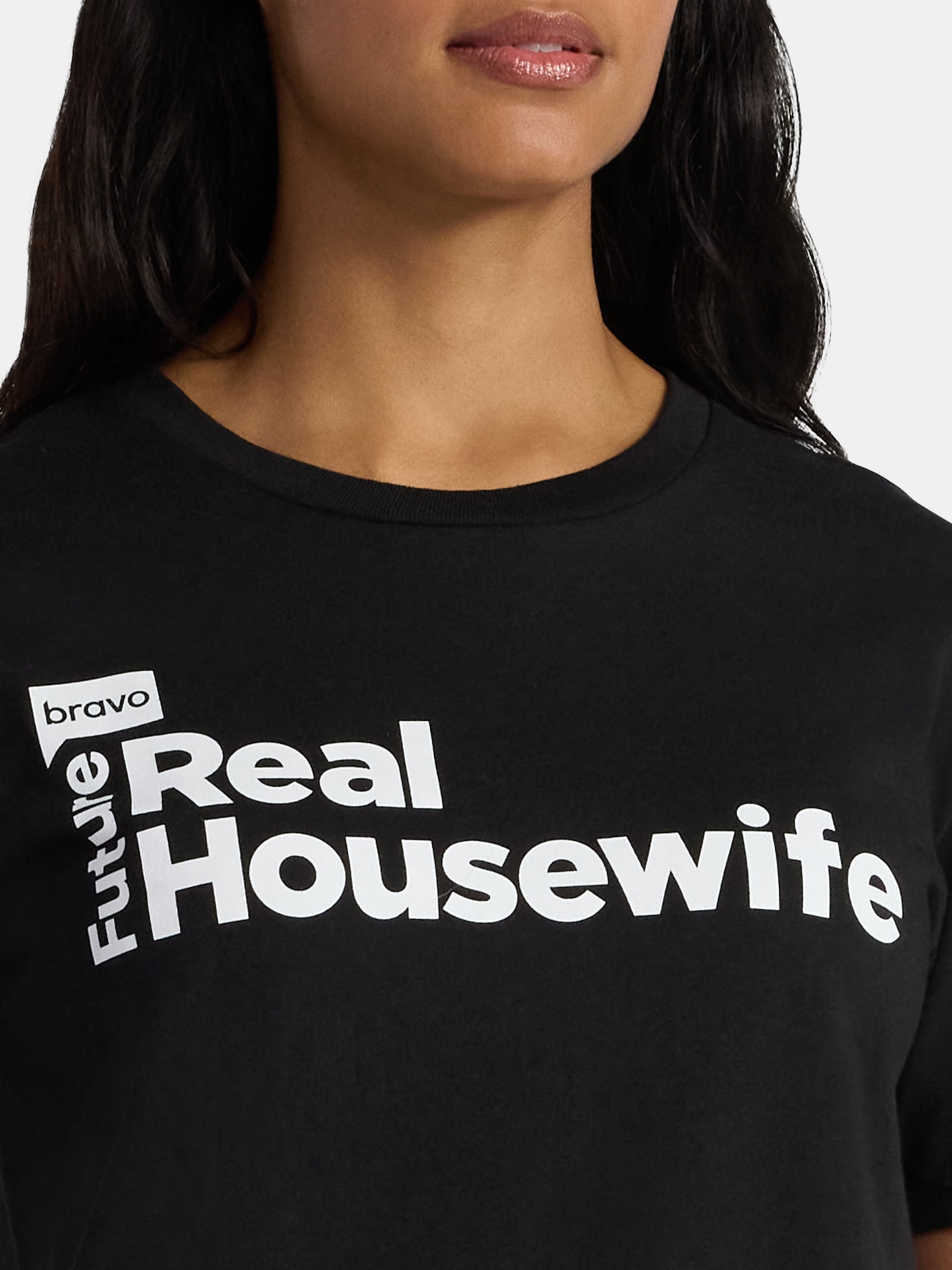 Bravo Women's and Women's Real Housewives Cotton Graphic Tee with Short Sleeves, Sizes XXS-XXL