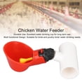 thumbnail image 4 of Chicken Water Cup, Red Automatic Poultry Waterer Kit  for Ducks, 4 of 7