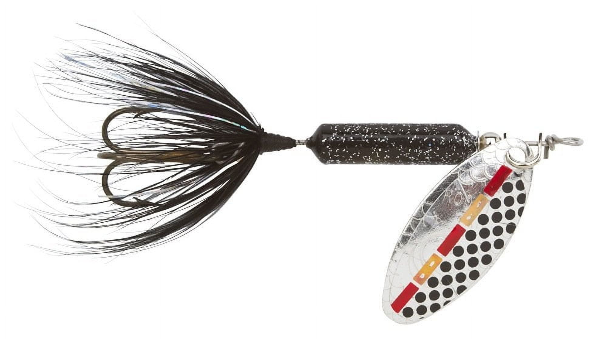 (2 pack) Yakima Bait Worden's Original UV Coated Rooster Tail Lure, Tinsel Leech, 1/8 oz.
