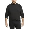 Van Heusen Men's Essential Long Sleeve Ottoman Crewneck Shirt XL Black