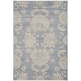 thumbnail image 3 of Safavieh Vintage 5'1" X 7'7" Power Loomed Rug in Light Blue and Ivory, 3 of 10