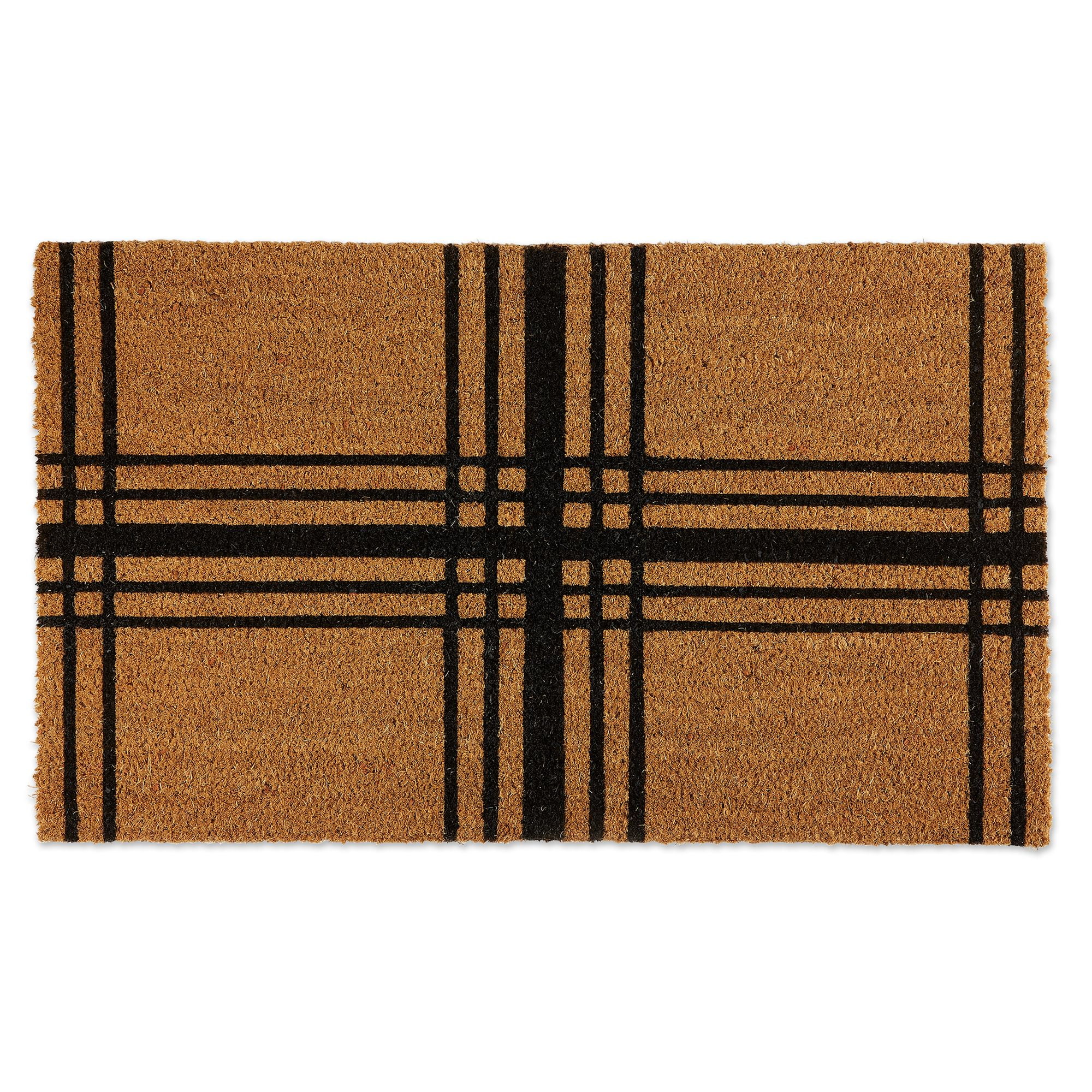 Briarwood Lane Red Checkered Welcome Coir Doormat Natural Fiber Black and Red Plaid 18 x 30 Briarwood Lane Red Checkered Welcome Coir Doormat Natural Fiber Black and Red Plaid 18 x 30